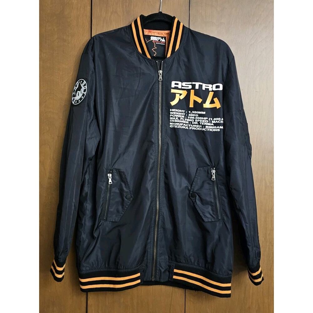 Bibisama × Astro Boy Bomber Anime Tezuka Graphic Jacket Japanese Art M/L